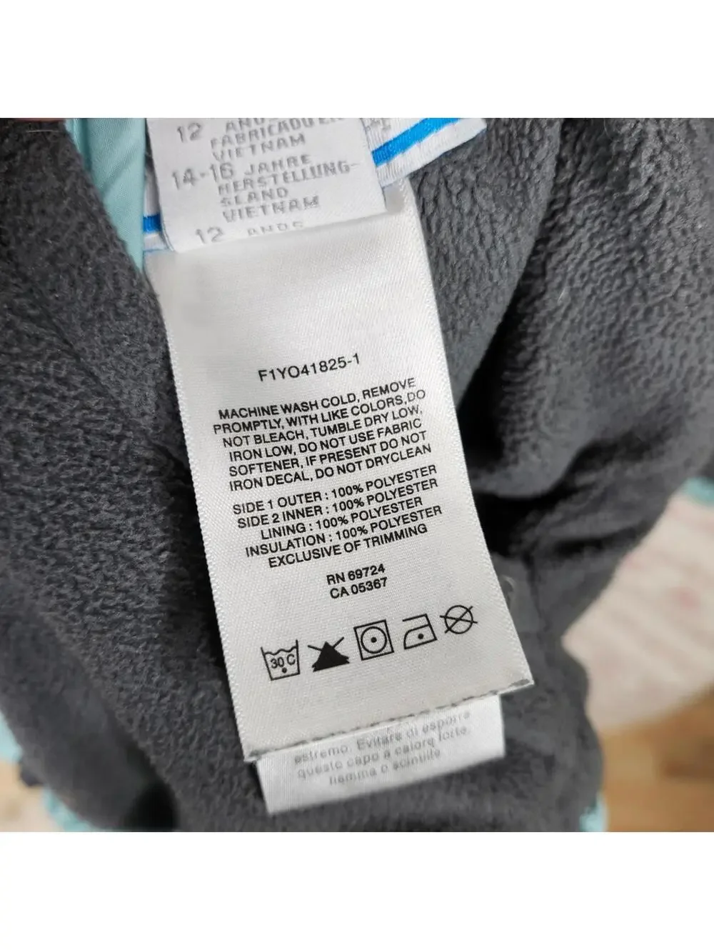 Columbia Reversible Fleece Jacket - Girls Size 14/16